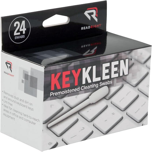 RR1243 KeyKleen Premoistened Cleaning Swabs, 24/Box for Easy Cleaning