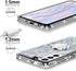 Silverback Moving Liquid Holographic Glitter Case for Samsung Galaxy S21, Kickstand, Bling Diamond Ring Slim Protective