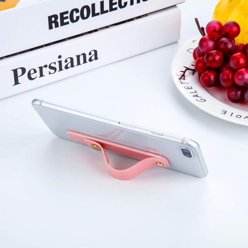 Weewooday 6 Pieces Phone Grip Holder - Universal Finger Kickstand for Most Smartphones (Soft Colors)
