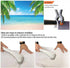 7x5ft Summer Beach Photography Backdrop, Sea Ocean Palm Leaf Background for Wedding & Party Supplies