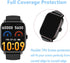 Compatible 6 Pack Screen Protector for Zhizhi P72 Smart Watch, Full Coverage Clear TPU Film