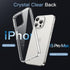 JETech iPhone 15 Pro Max Case (Clear) - Non-Yellowing Shockproof Bumper Cover with Anti-Scratch Clear Back