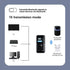 ZEZEFUFU 5.4 MP3 3.5mm Bluetooth Transmitter Receiver Adapter Wireless Audio Adapter Player Aux