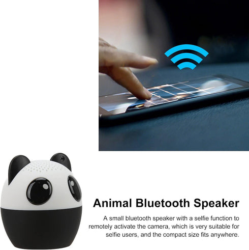 Pet Mini Bluetooth Speaker, 3W Audio Driver Animal Speaker with Selfie Function, Cute Portable for Kids, Teens, Parties