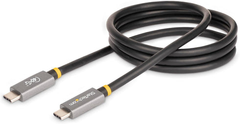 StarTech.com 3ft (1m) USB4 Cable, USB-IF Certified USB-C Cable, 40 Gbps Data Transfer, 100W Power Delivery, 8K 60Hz,