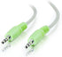 C2G/Cables to Go 27412 3.5mm M/M Stereo Audio Cable, 12 Feet/3.65 Meters, PC99 Color Coded