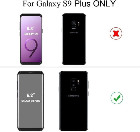 Unov Clear Case for Galaxy S9 Plus, Slim Soft TPU Floral Pattern Protective Back Cover (Flower Bouquet)
