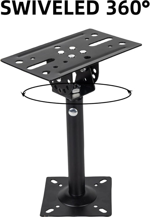 Heavy Duty Speaker Mounts Support up to 80lb, Adjustable Swivel & Tilt Wall, Ceiling, or Shelf Mount, 2 Packs Black