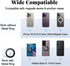 nediea 360 16/15/14/13/12/Smartphones (P111 Bat Magnetic Cell Phone Ring Holder, Metal Phone Grip for Magsafe, Degree