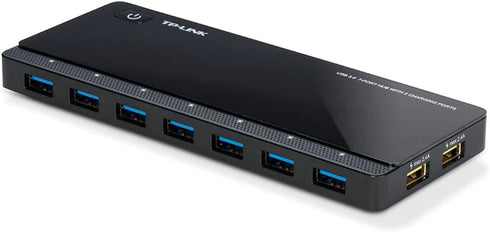 TP-Link Powered USB Hub 3.0, 7 USB 3.0 Data Ports and 2 Smart Charging Ports, Compatible with Windows, Mac