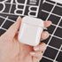 AIRSPO Clear Soft TPU Case for Apple AirPods 1/2 - Protective Cover with Keychain, Compatible with Wireless Charging.