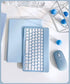 Keyboard Case for iPad Mini 5/4 with Mouse & Pencil Holder, Bluetooth, Pink