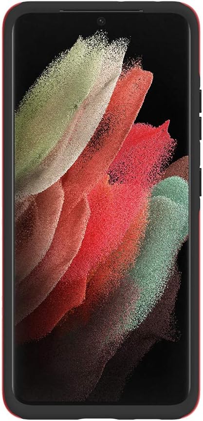 Incipio Duo Case for Samsung Galaxy S21 Ultra 5G, Dual-Layer Slim Protective Cover with 12ft Drop Protection - Salsa Red