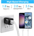 X-EDITION USB Wall Charger, 4-Pack 2.1A Dual Port USB Cube Power Adapter, Compatible with iPhone 13, 12, 11, Black