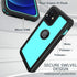 iPhone 12 Waterproof Case, Shockproof Dustproof IP68 Full-Body Hard Case with Built-in Screen Protector, Teal