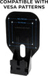 HumanCentric VESA Mount Adapter Bracket Compatible with Dell ST-Series Monitors ST2420L, ST2421L/LB, ST2220M/LC,