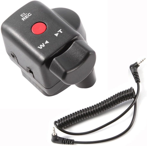 Hersmay Camcorder Zoom Control Remote Controller with 2.5mm Jack Cable for Panasonic LANC
