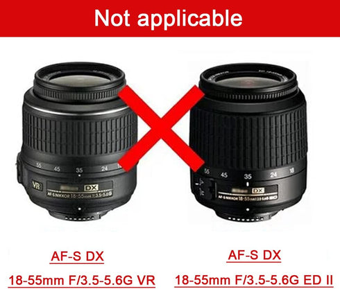 Camera Lens Hood Compatible for Nikon D3500 D7500 D850 w/ AF-S NIKKOR 50mm f/1.4G & 50mm F1.8G (Replace HB-47)