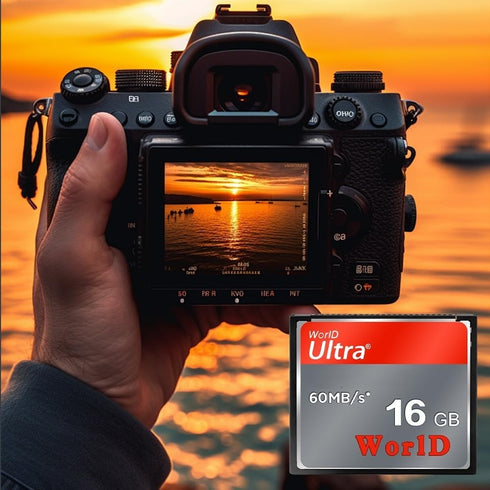 HuiErHui 16GB 60MB/s Camera CF Card Memory Card UDMA Speed Up