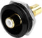 QIANRENON Gold Plated RCA Embedded Threaded Fixed Adapter, RCA Female to Female Panel Mount AV Connector