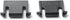 LICHIFIT 2pcs Tilt Leg Foot Replacement for Corsair K66 K68 K55 Mechanical Keyboard Stand Mount Feet Set