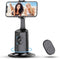 Auto Face Tracking Tripod - 360° Rotation Phone Holder with Remote, Gesture Control, Rechargeable Smart Shooting for