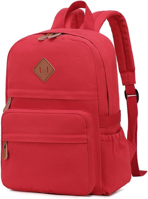 Swacort Lightweight Kids Backpacks for School Bag Canvas Small Travel Backpacks for Women