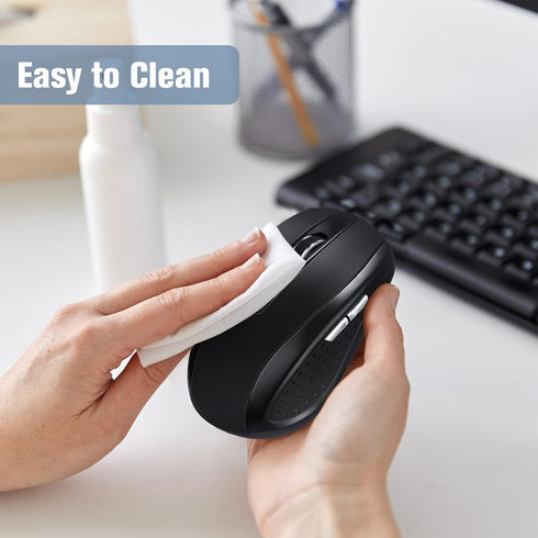 Macarrie 12 Pack Wireless Mouse, 1200dpi Wireless Computer Mouse with 6 Buttons, USB Receiver for Windows, PC