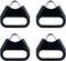 Quick Release Clips and Connectors for Binoculars Camera Strap, Adapter with Triangle Split Ring