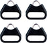 Quick Release Clips and Connectors for Binoculars Camera Strap, Adapter with Triangle Split Ring