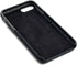 Dockem Wallet Card Case for iPhone SE 3 (2022), SE 2 (2020) & iPhone 8/7, Canvas Style Synthetic Leather, Luxe Black &