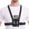 Phone Chest Strap Mount for POV/VLOG Videos, Chest Harness Holder Compatible with iPhone 13 12 11Pro Max Plus, Samsung