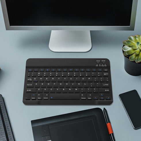 GOGARA Set Set Rechargeable Bluetooth Keyboard and Mouse Combo, Universal Ultra-Slim Wireless Keyboard Mouse