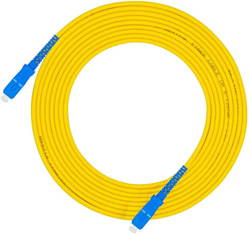 10 Meters 33ft SC to SC Fiber Optic Cable Jumper, Simplex Single-mode 9/125 SC-SC