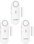 TECKNET Door Alarms for Kids Safety, Window Alarm Pool Alarms, 2-in-1 Alarm & Chime, 3-Level Volume Control, Wireless