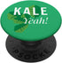 Kale Yeah Veggie Print For World Vegetarian Day PopSockets Swappable PopGrip