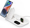 mooas All-Rounder 4 in 1 Fast Wireless Charging Nightlight Clock, Compatible with iPhone 15 14, Galaxy S24 S23
