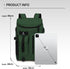 Backpack 4-Way Kalesi Gym Duffle Tennis Bag Waterproof with Shoes Compartment for travel Sport Hiking laptop (Forest