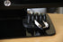 Desktop Cable Organizer, Weighted with 4 Reusable Cable Ties, No Bad Smell (Black)