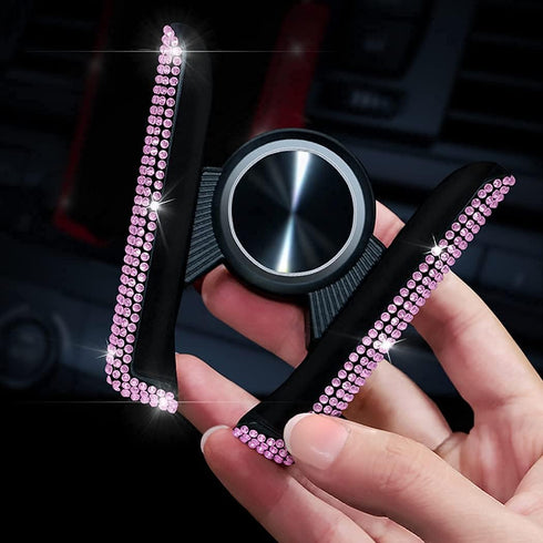 SUNCARACCL Bling Car Phone Holder, 360 Degrees Adjustable Crystal Auto Mount for Dashboard, Windshield, Air Vent