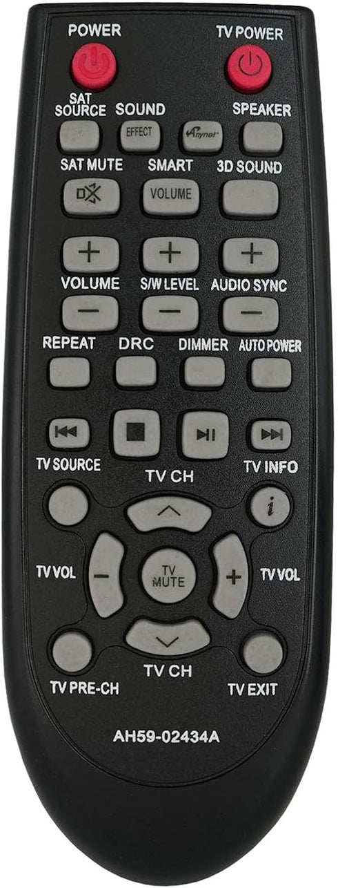 Replacement Remote for Samsung Sound Bar Home Theater HWE450, HWE550, HWE551, HW-E450/ZA, HW-E550/ZA