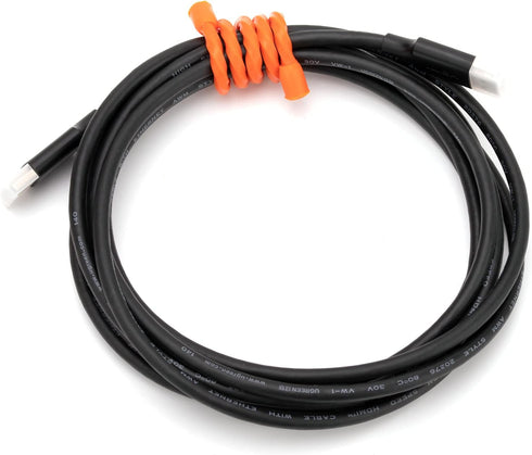 Gesipor 10 PCS 18-Inch Silicone Cable Ties, Reusable Rubber Twist Ties for Bundling and Holding (5 Colors)