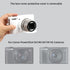 SZHSYJY White Camera Case for Canon PowerShot SX740/SX730, Soft Silicone Protective Bag with Removable Lens Cover