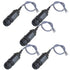 5PCS M20 RJ45 Waterproof Cat5 8P8C Connector, IP67 Ethernet LAN Cable Connector for Outdoor LAN Coupler Adapter