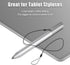 High-Elasticity Plastic Tether Lanyard for Touch Pens, Retractable Anti-Lose Coil Spring Straps for Tablets, 6 Pack