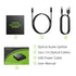 LiNKFOR Digital Optical Audio Splitter - 1x3 SPDIF Toslink Aluminum Alloy with Optical Cable Support