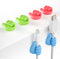12Pcs Cable Clips, Fun Cord Holders for Desk Wall, USB Charger Cable Management, Key Hanger