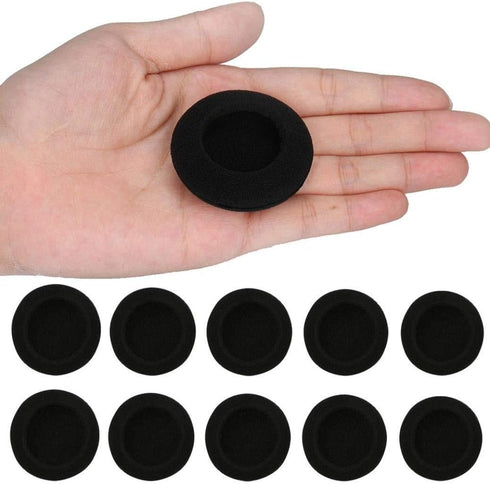 Foam Ear Pad Replacement Cushions, Headphone Disposable Sponge Covers, 10 Pairs