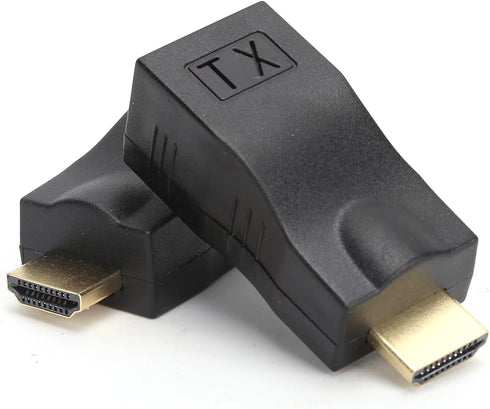 RJ45 Adapter Extender, Network Connector Ethernet Cat5e Cat6 Extender for HDTV, DVD, Monitor, Projector