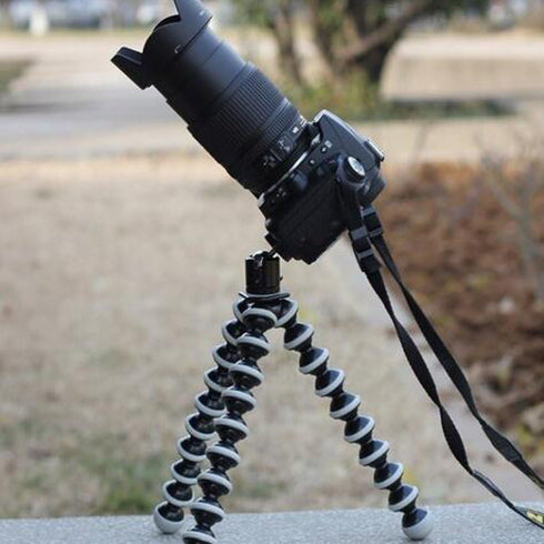 Octopus Camera Tripod, Walway Flexible Cell Phone Holder Stand with Quick-Release Plate for Smartphone/Camera/GoPro